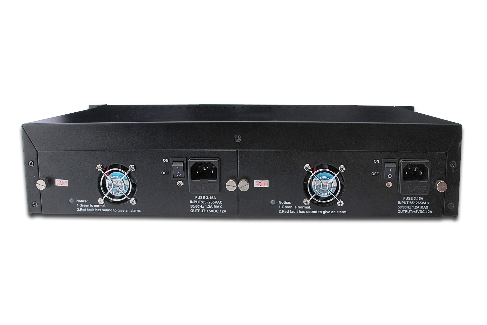 14-Sleufs Media Converter-chassis, - Afbeelding 2