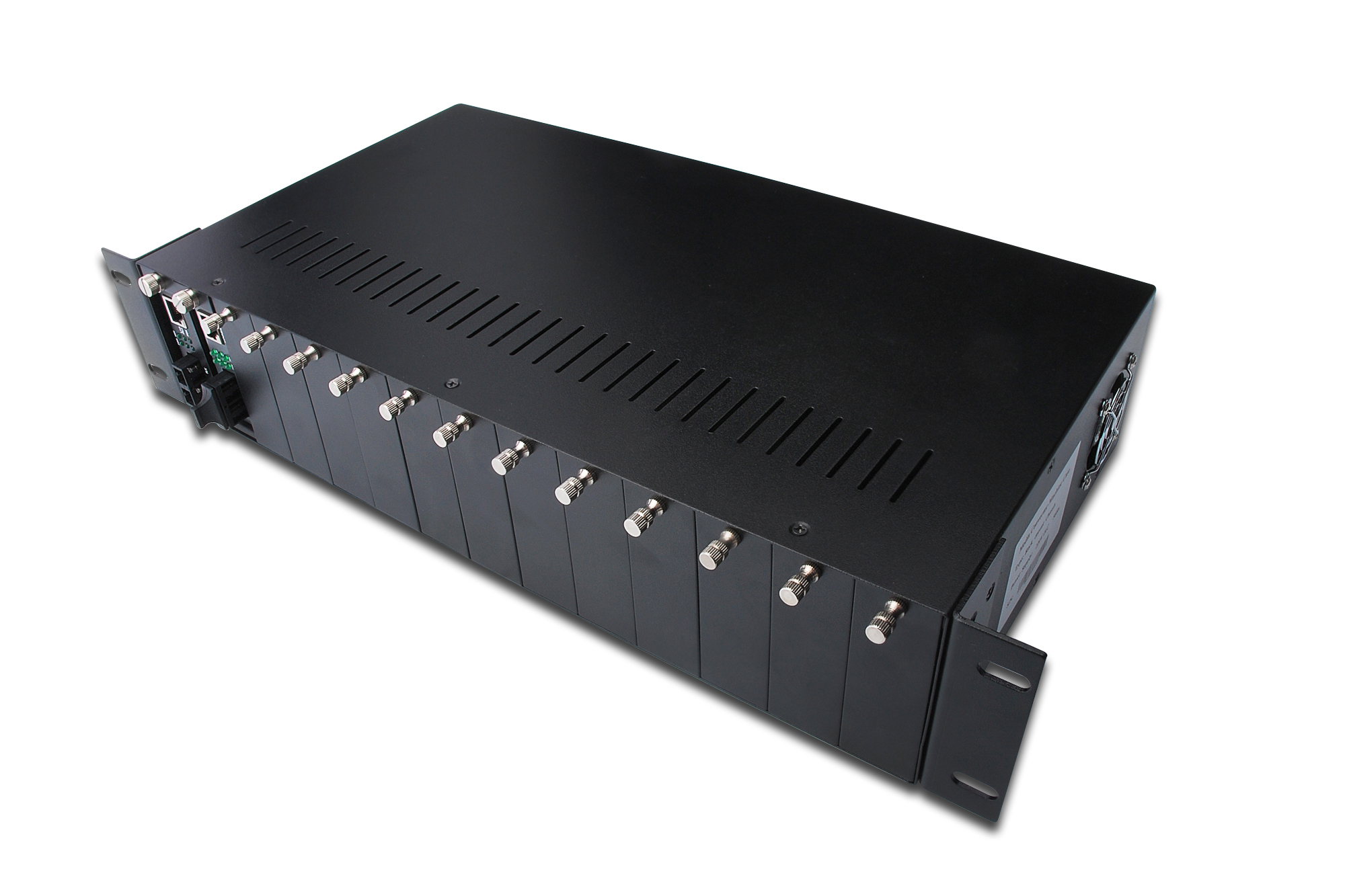 14-Sleufs Media Converter-chassis, - Afbeelding 4