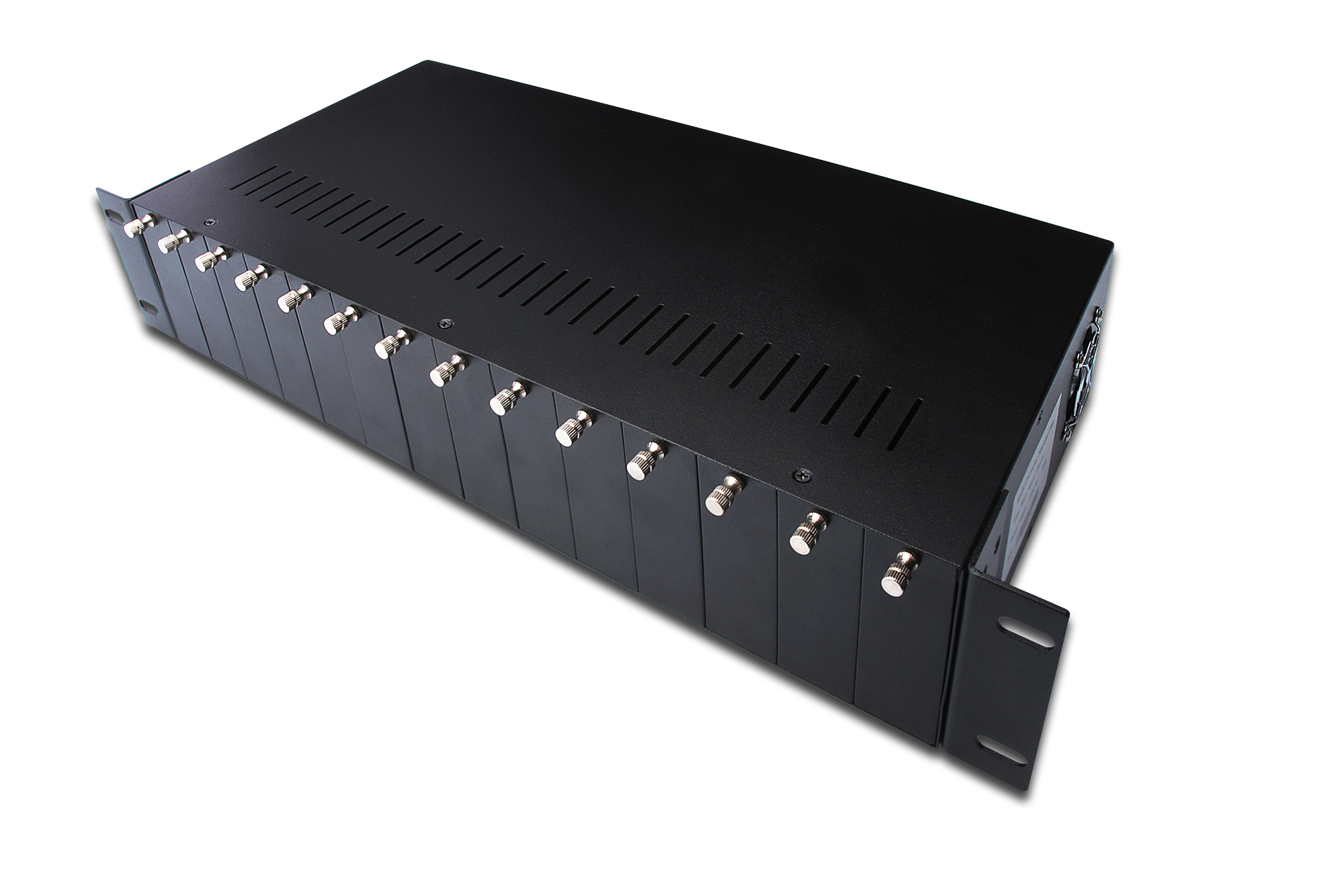14-Sleufs Media Converter-chassis,