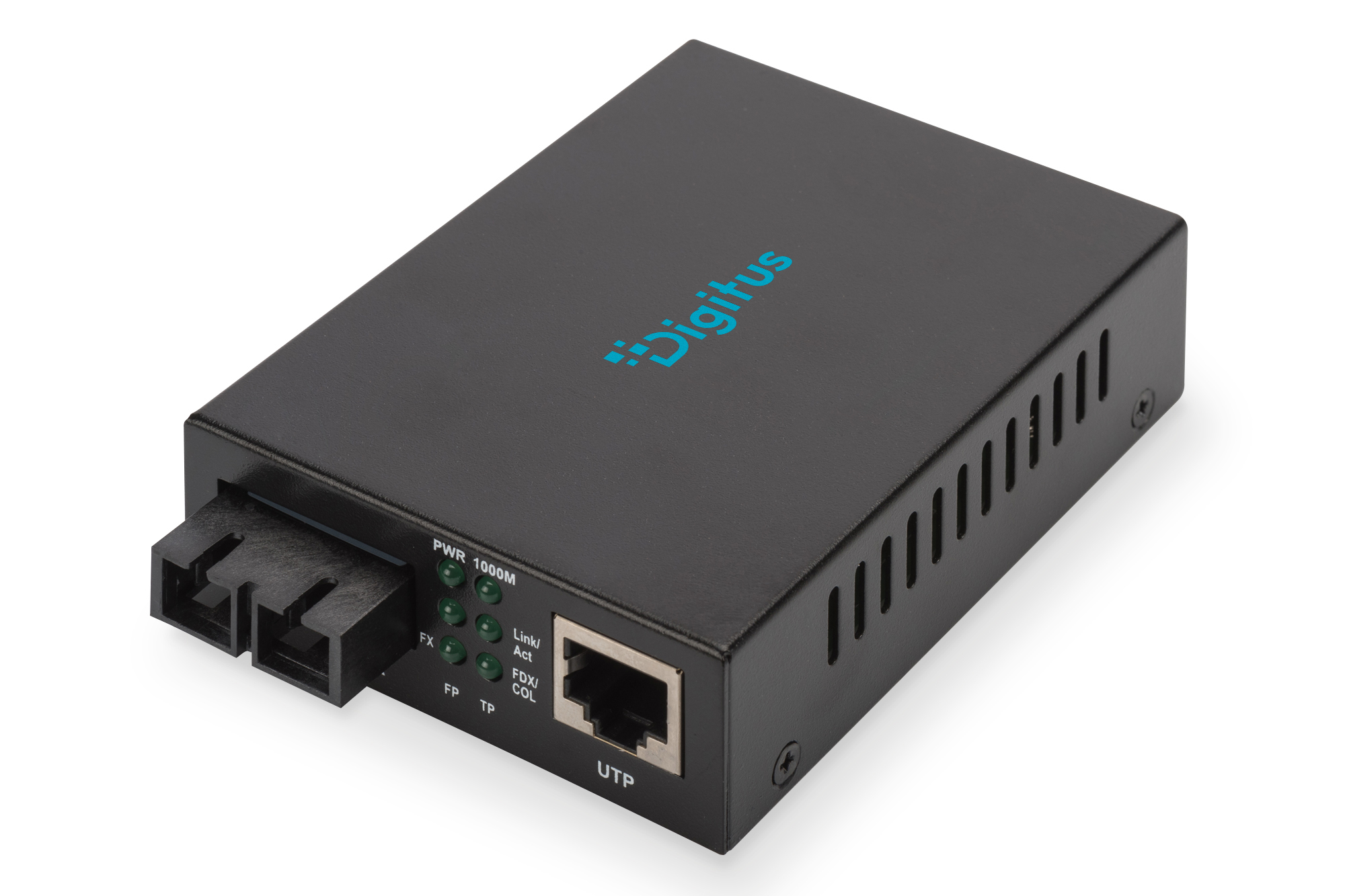 Gigabit mediaconverter, RJ45 / SC