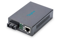 Gigabit mediaconverter, RJ45 / SC