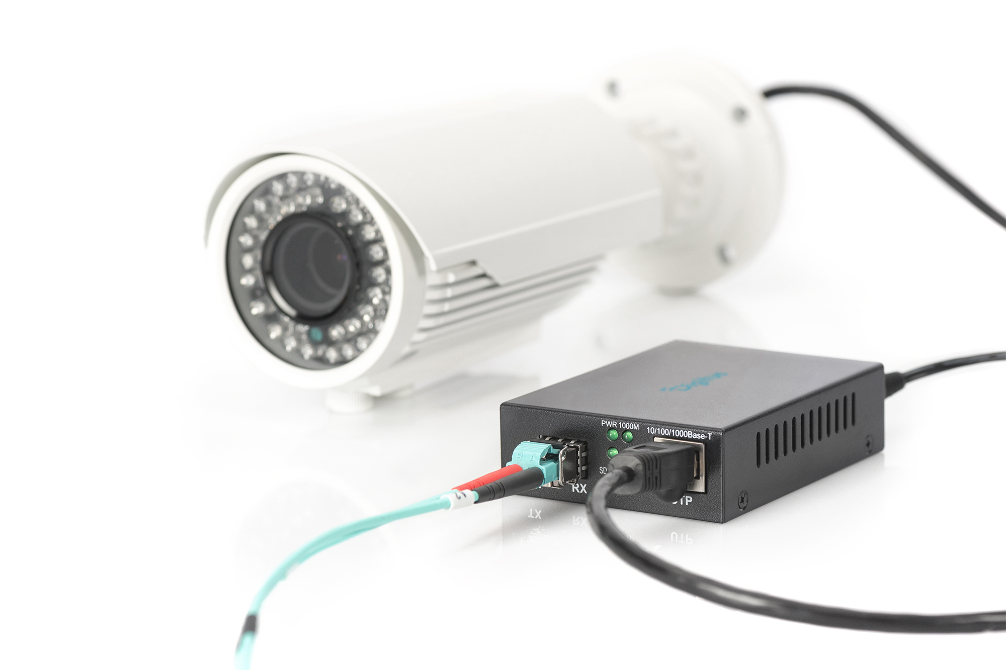 Gigabit PoE media-omvormer, RJ45/SFP, PSE - Afbeelding 5