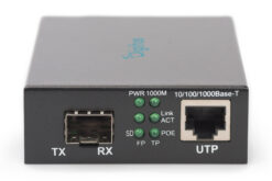 Gigabit PoE media-omvormer, RJ45/SFP, PSE - Afbeelding 3