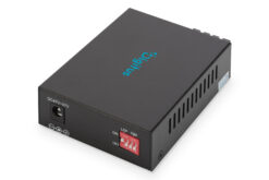 Alternative view of Gigabit PoE media-omvormer, RJ45/SC, SM, PSE