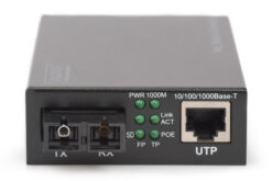 Gigabit PoE media-omvormer, RJ45/SC, SM, PSE - Afbeelding 4