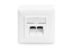 Alternative view of CAT 6, Klasse E, netwerkdoos, opbouw