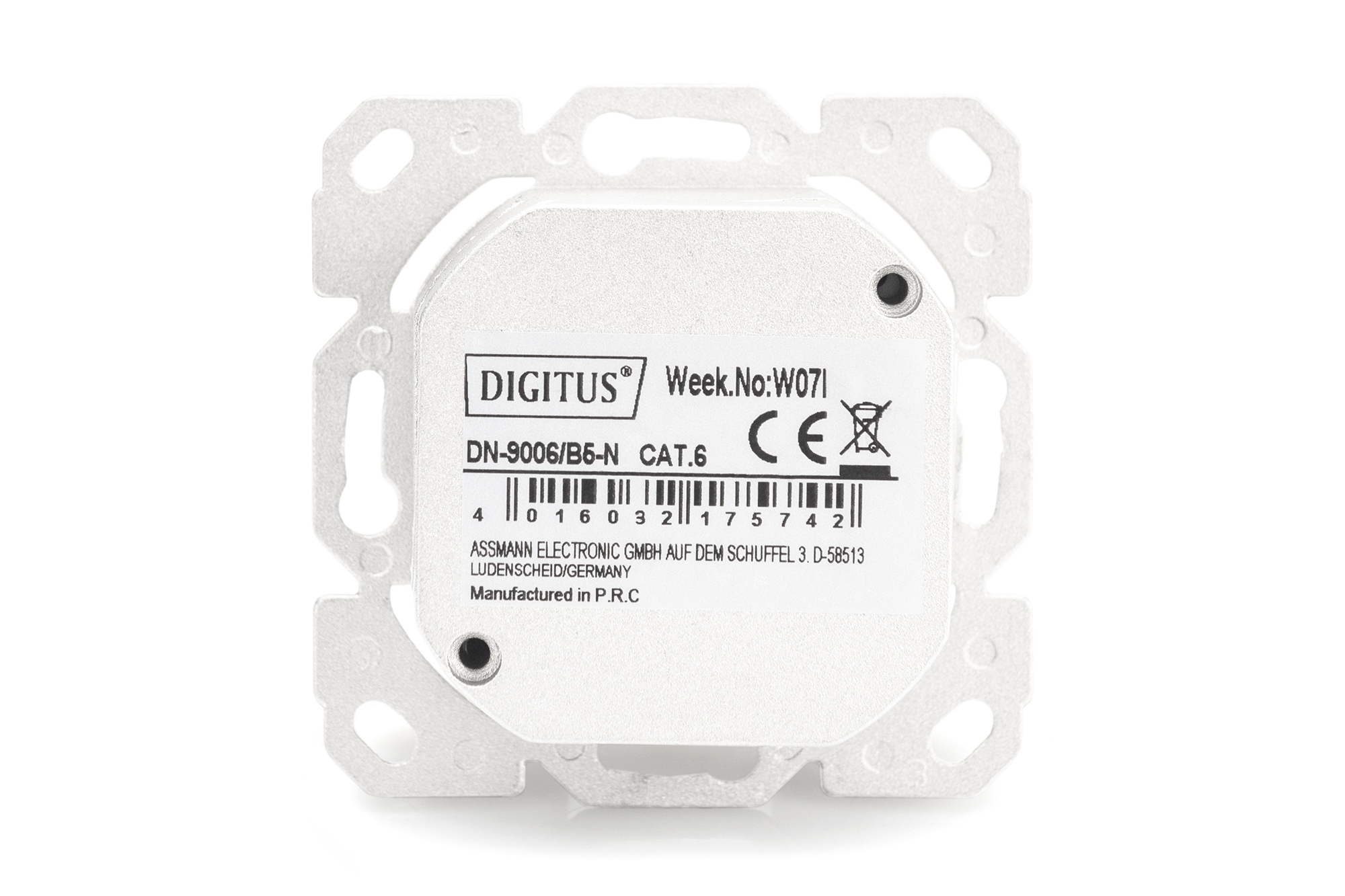 CAT 6, Klasse E, netwerkdoos, opbouw - Afbeelding 4