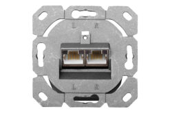CAT 6, Klasse E, netwerkdoos, opbouw, afgeschermd - Afbeelding 4