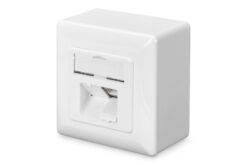 CAT 6, Klasse E, netwerkdoos, opbouw, afgeschermd