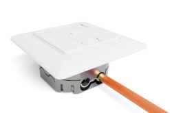 CAT 6A klasse EA netwerkcontactdoos, design-compatibel, afgeschermd, verzonken gemonteerd, 4 richtingen - Afbeelding 3
