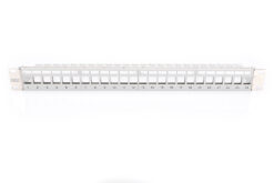 DIGITUS® Modulair schakelpaneel voor Keystone Jack 1U Rekmontage - leeg - Afbeelding 3