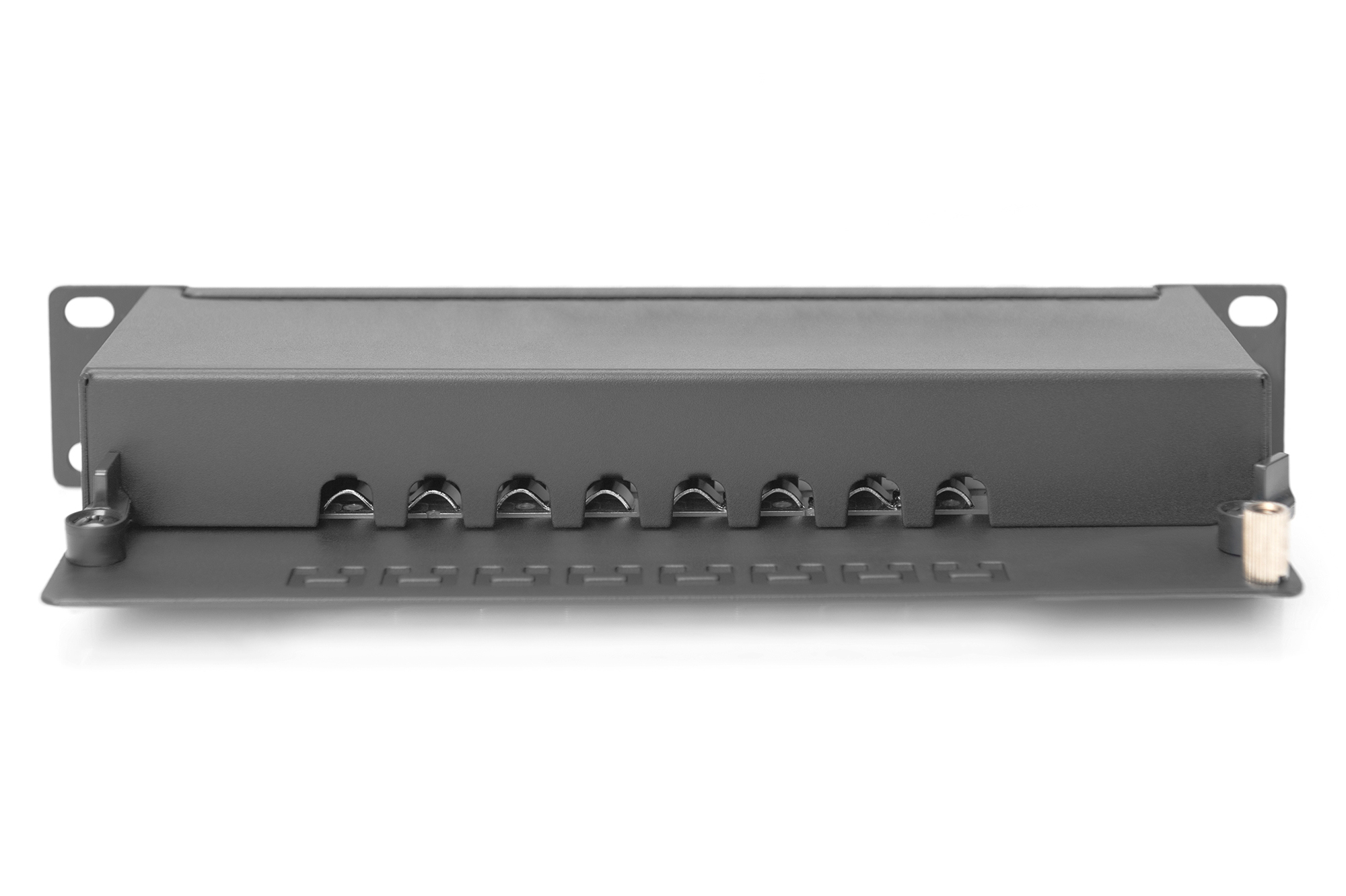 CAT 6A, klasse E patchpaneel, afgeschermd, zwart - Afbeelding 3