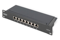 CAT 6, Klasse E Patchpanel, afgeschermd