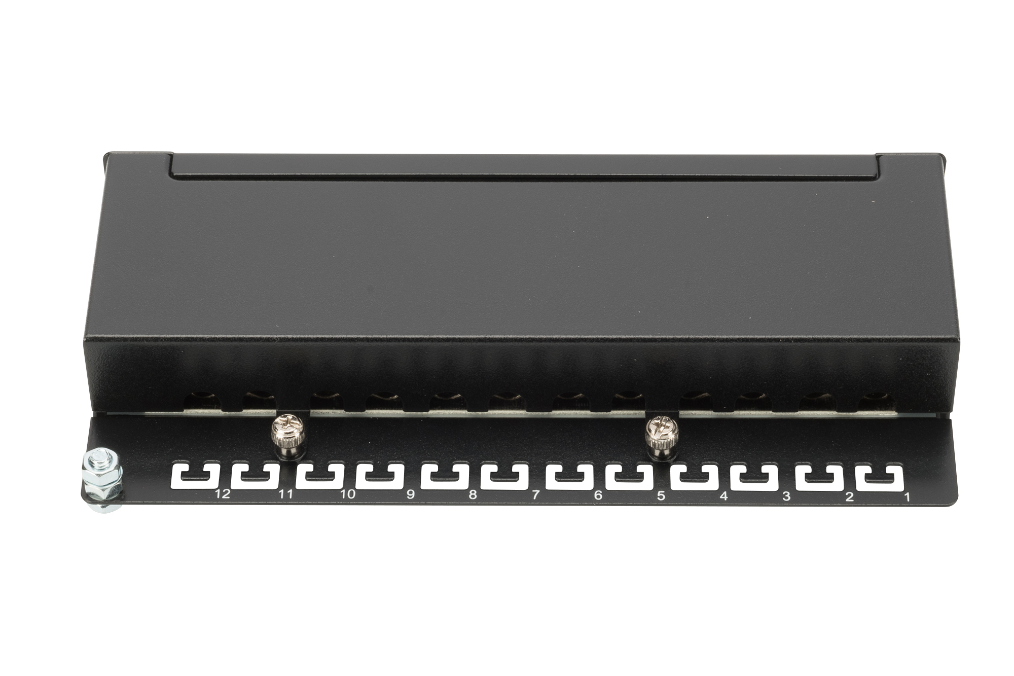 Desktop CAT 6A, klasse EA patchpaneel, afgeschermd, zwart - Afbeelding 2