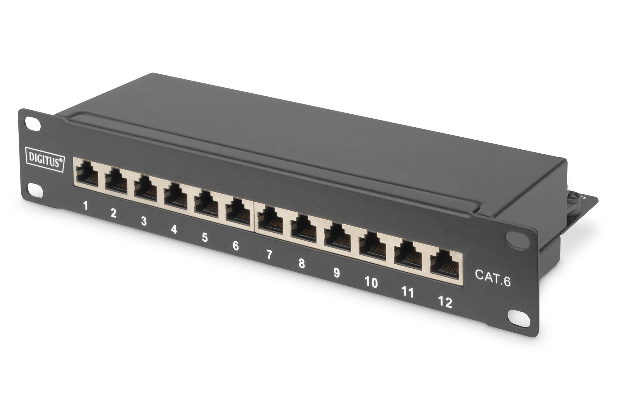CAT 6, Klasse E Patchpanel, afgeschermd