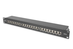 CAT 6A, klasse EA patchpaneel, afgeschermd