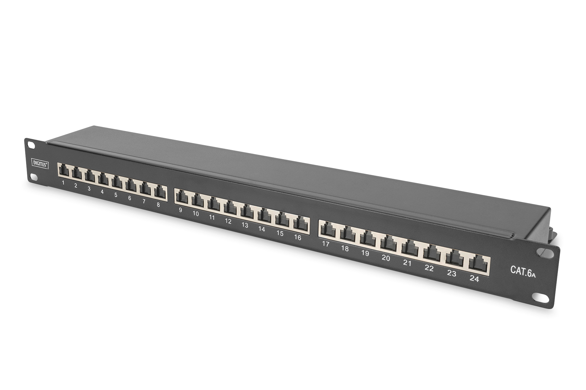 CAT 6A, klasse EA patchpaneel, afgeschermd