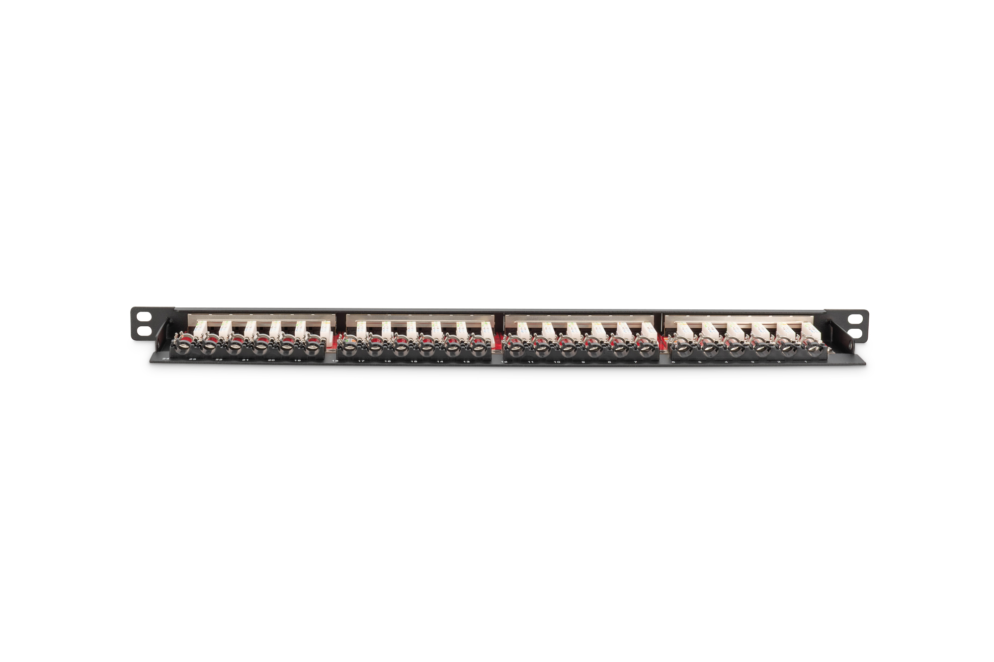 CAT 6A, klasse EA High Density Patch Panel, afgeschermd - Afbeelding 3