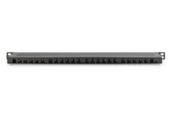 CAT 6, Klasse E High Density Patch Panel, afgeschermd, zwart - Afbeelding 4