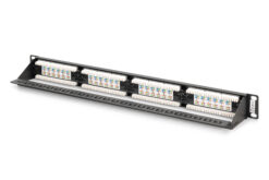 Alternative view of CAT 6, klasse E patchpaneel, niet afgeschermd