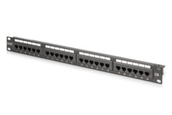 CAT 6, klasse E patchpaneel, niet afgeschermd