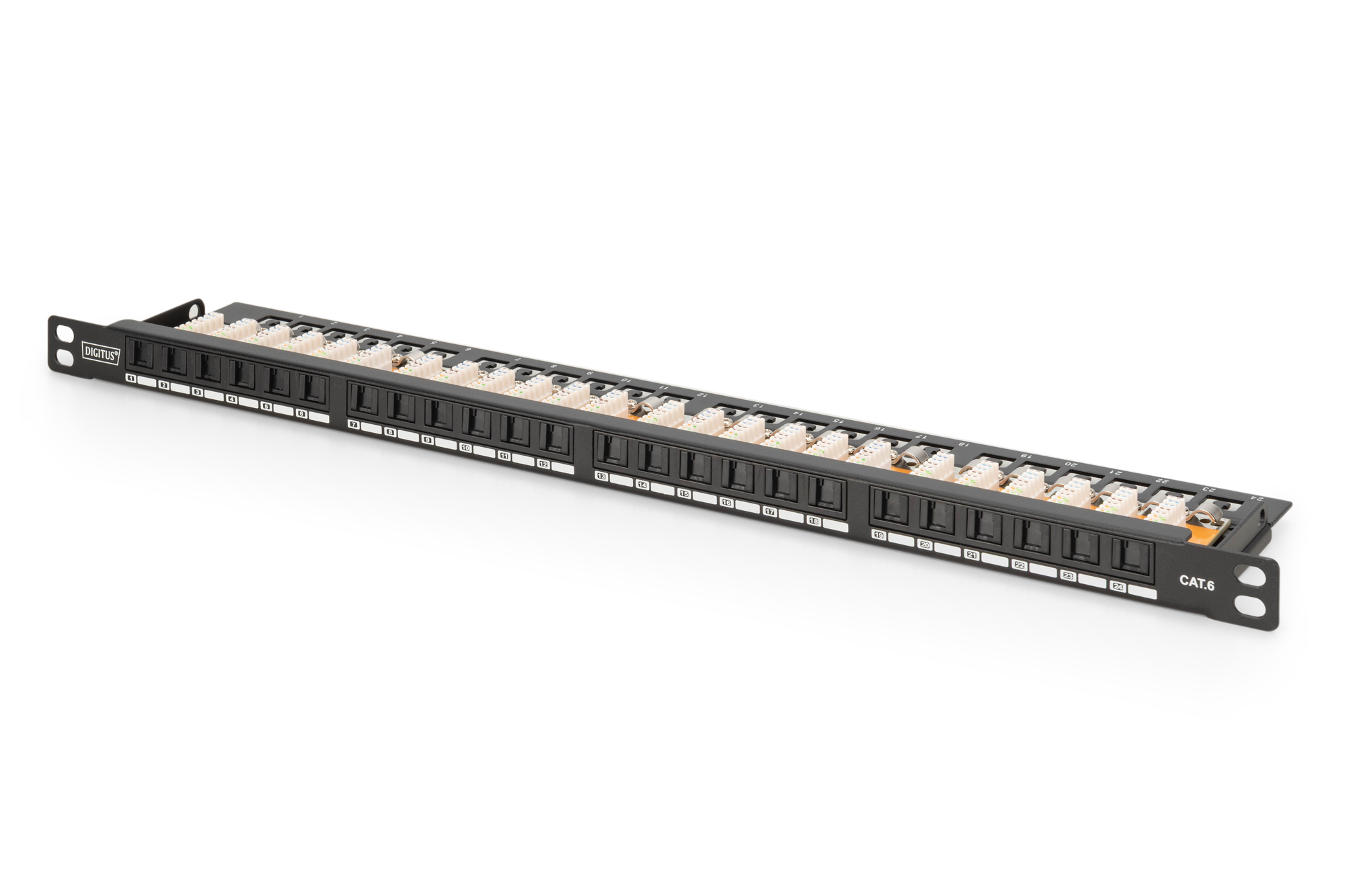 CAT 6, Klasse E High Density Patch Panel, niet afgeschermd