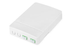 FTTH-behuizing met 2 x LC/APC DX-koppeling