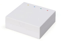 Alternative view of FTTH-behuizing, 2 x LC/APC DX-koppeling met sluiter