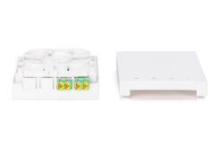 FTTH-behuizing, 2 x LC/APC DX-koppeling met sluiter - Afbeelding 4