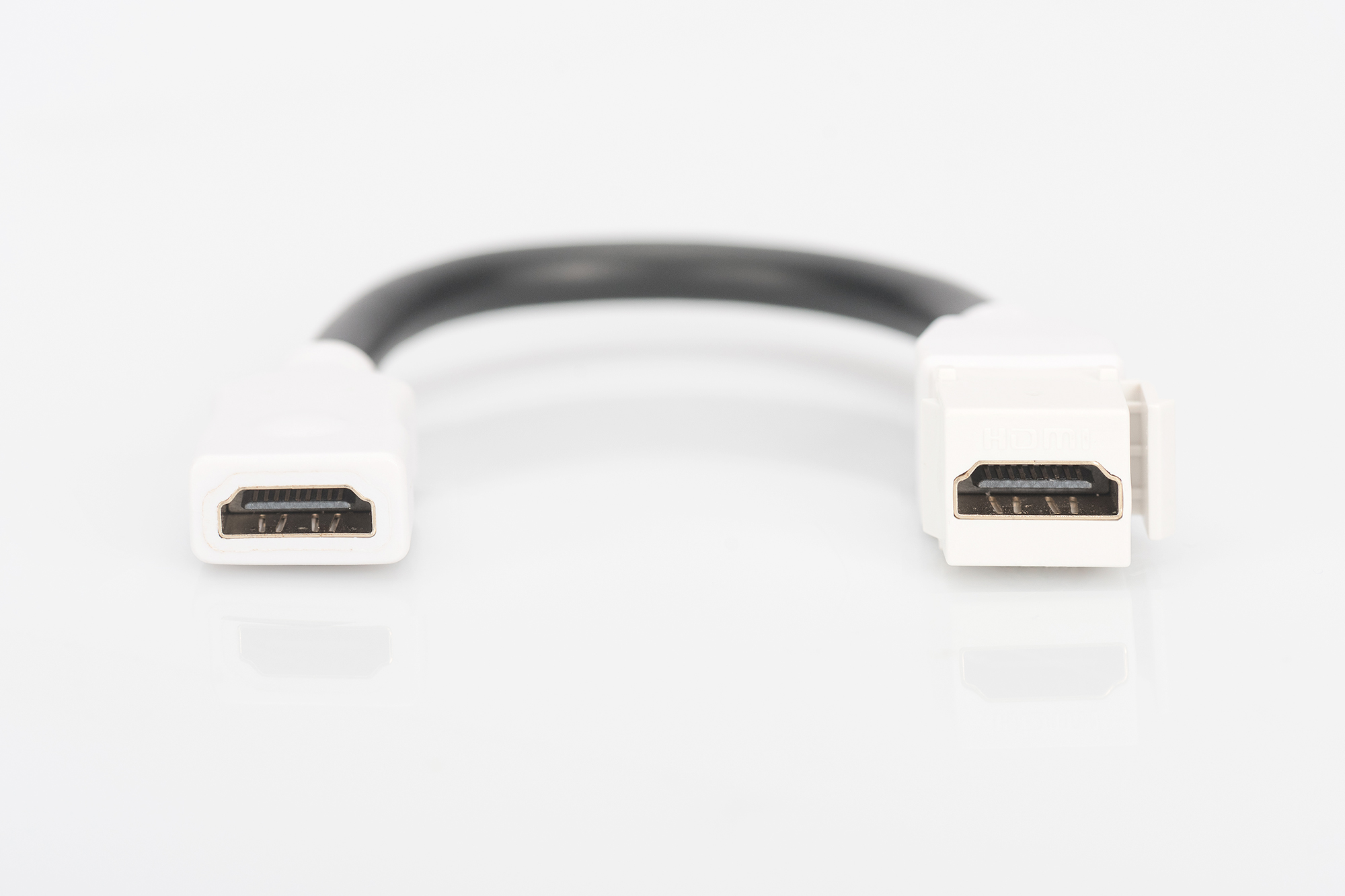 HDMI 2.0 Keystone module met 12 cm voedingskabel (bus/contactdoos) - Afbeelding 3