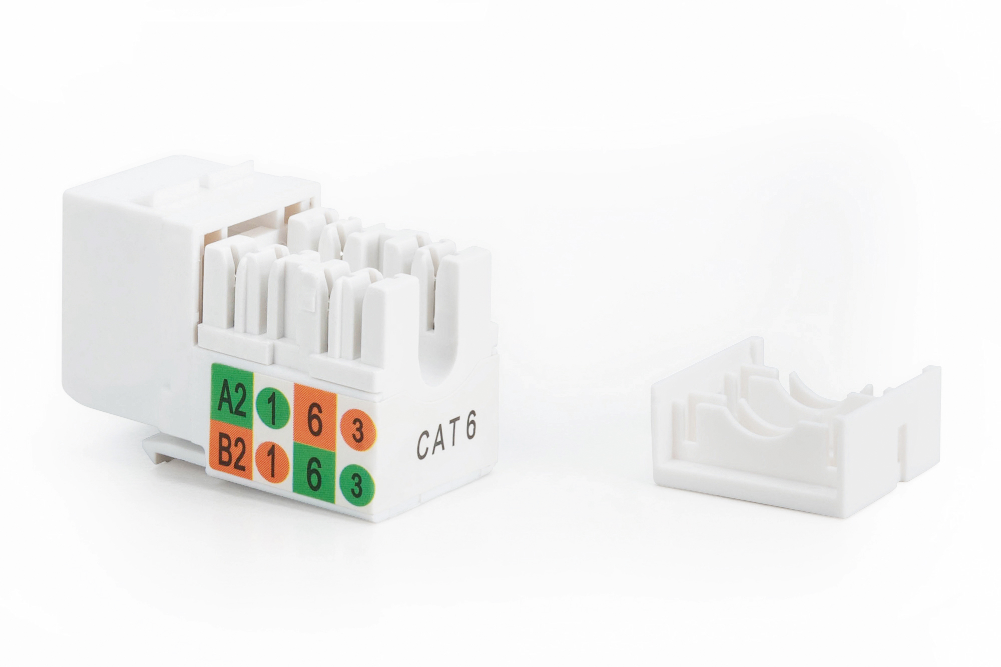 CAT 5e, Klasse D Keystone Module, onafgeschermd - Afbeelding 4