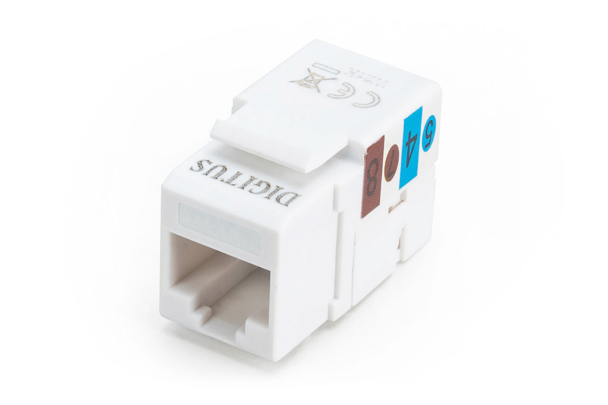 CAT 5e, Klasse D Keystone Module, onafgeschermd