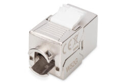 Alternative view of CAT 6 Keystone module, afgeschermd
