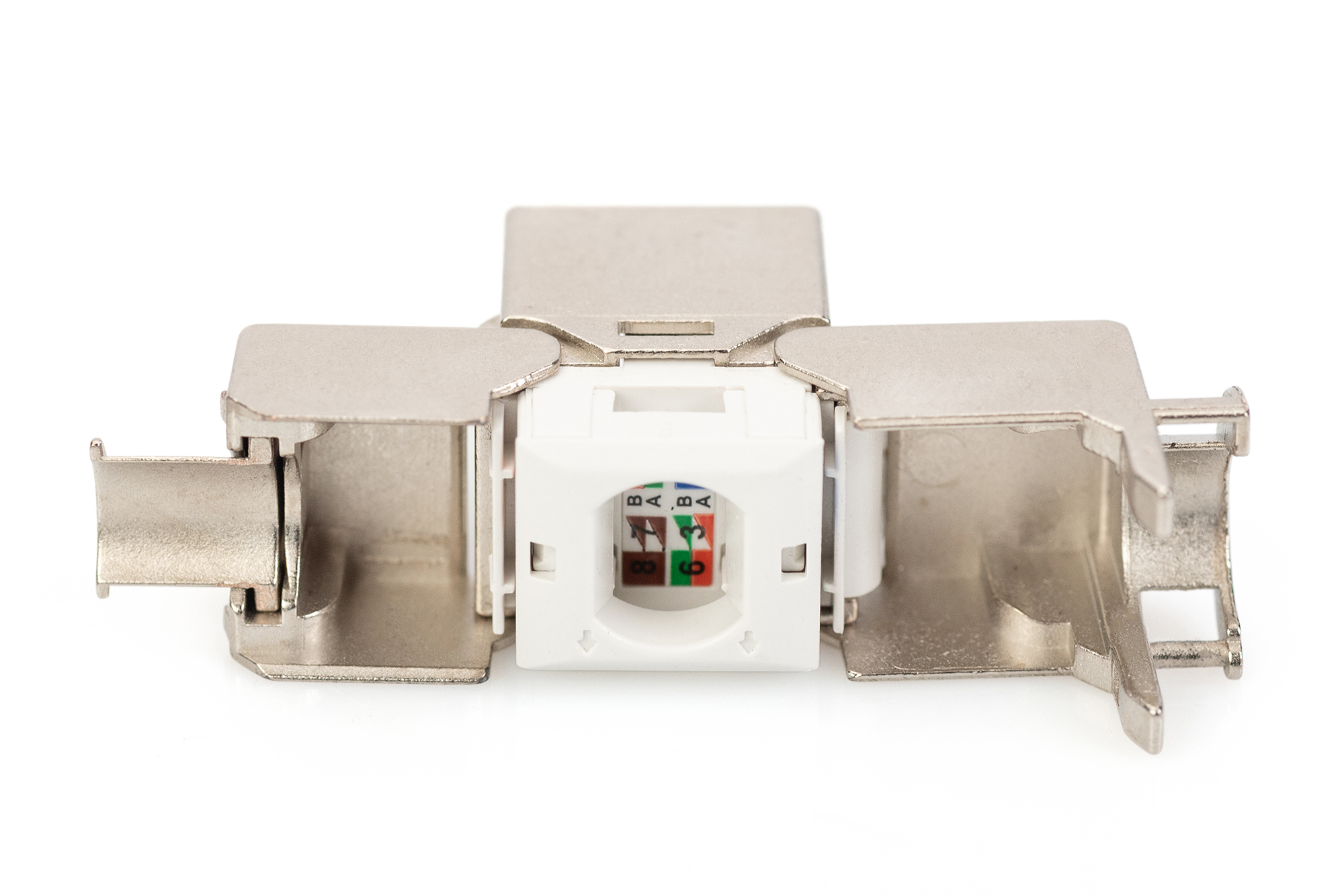 CAT 6A Keystone module, afgeschermd, montage-aansluiting zonder gereedschap - 4 st. - Afbeelding 3