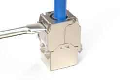 CAT 6A compacte keystone module, afgeschermd, montageaansluiting zonder gereedschap, 12 st. - Afbeelding 4