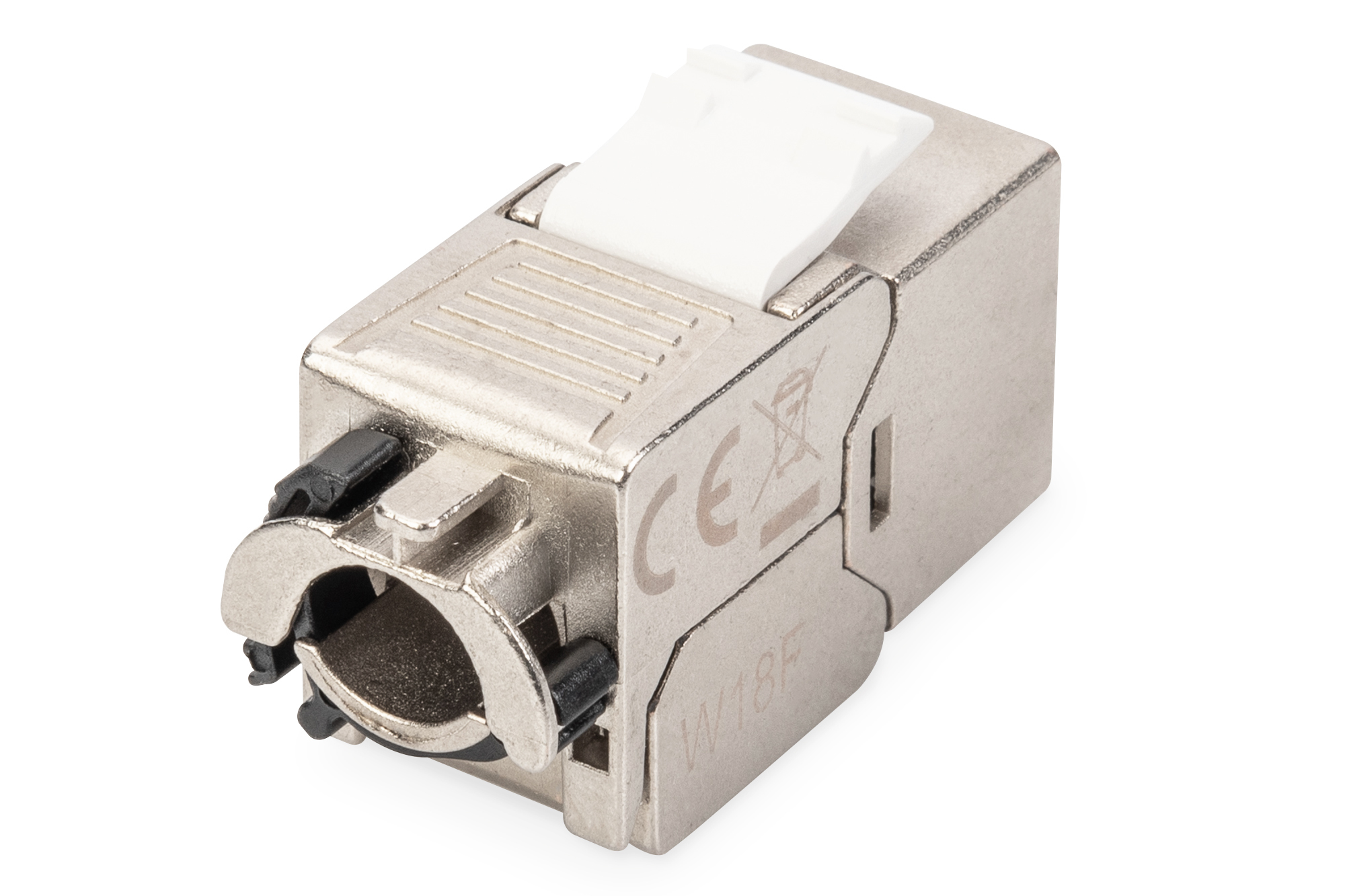 CAT 6A Keystone module, afgeschermd met intelligente kabelmanager - Afbeelding 2