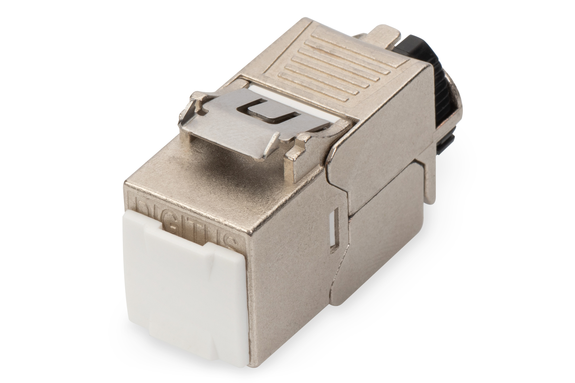 CAT 6A Keystone module, afgeschermd met intelligente kabelmanager, set (24 stuks) - Afbeelding 3