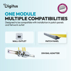 CAT6A Premium PVP-componenten, gecertificeerde Keystone-module, afgeschermd, 12 stuks - Afbeelding 8