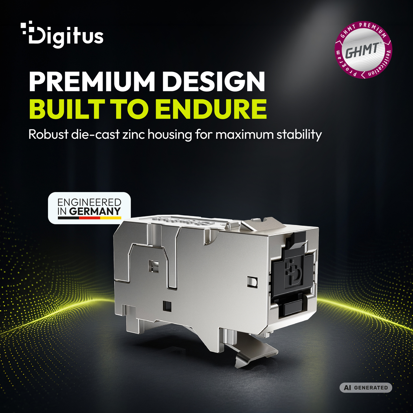 CAT6A Premium PVP-componenten, gecertificeerde Keystone-module, afgeschermd - Afbeelding 7