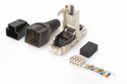afgeschermd RJ45 stekker voor assemblage in het veld - Afbeelding 3