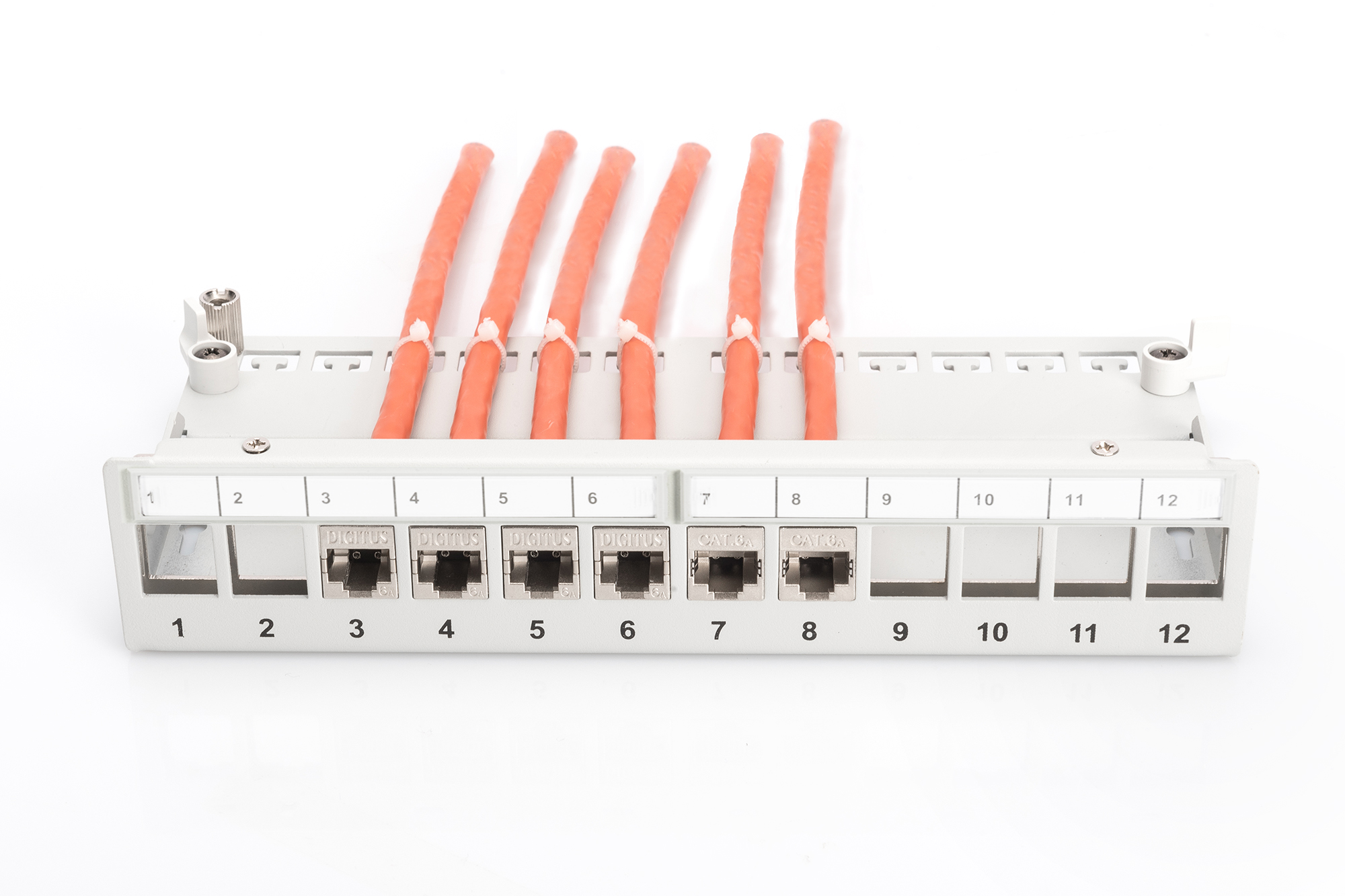 Desktop modulair patchpaneel, afgeschermd, 12-poorts - Afbeelding 6