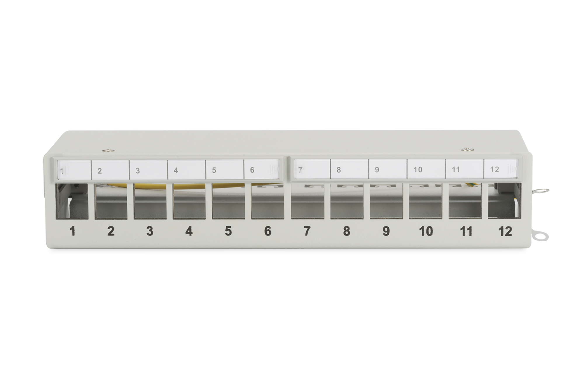 Desktop modulair patchpaneel, afgeschermd, 12-poorts - Afbeelding 4