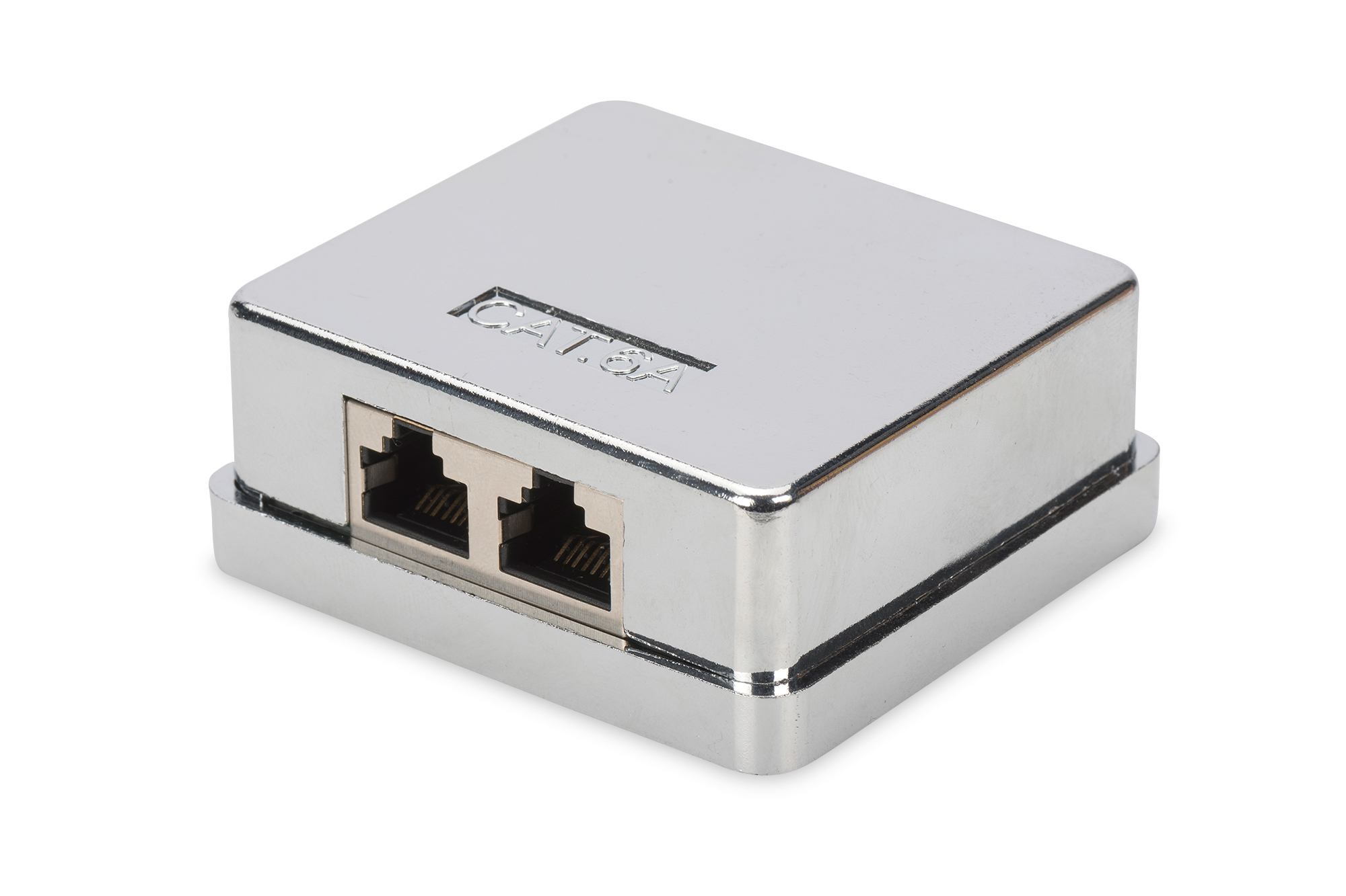 CAT 6A opbouwdoos, enkelvoudig