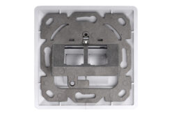 Alternative view of Lege behuizing voor Keystone module, frame 80x80 + centrale plaat 50x50 mm
