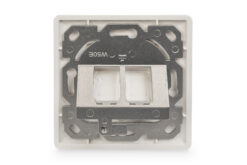 Lege behuizing voor Keystone module, frame 80x80 + centrale plaat 50x50 mm - Afbeelding 3