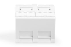 Frontpaneel, 2-poorts, 45 x 45 mm, schuin, voor frame DN-93802-5-SH - Afbeelding 4