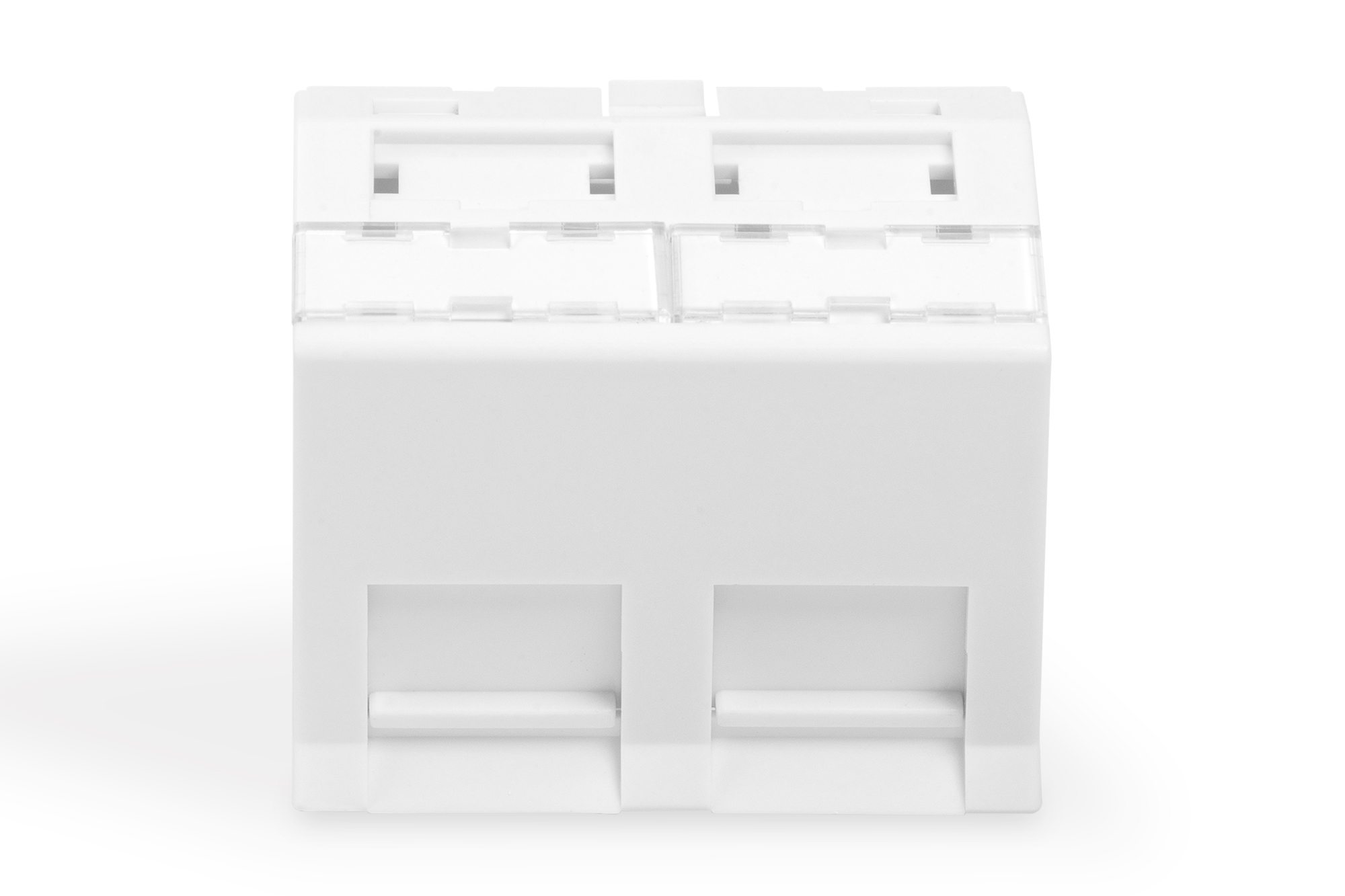 Frontpaneel, 2-poorts, 45 x 45 mm, schuin, voor frame DN-93802-5-SH - Afbeelding 4