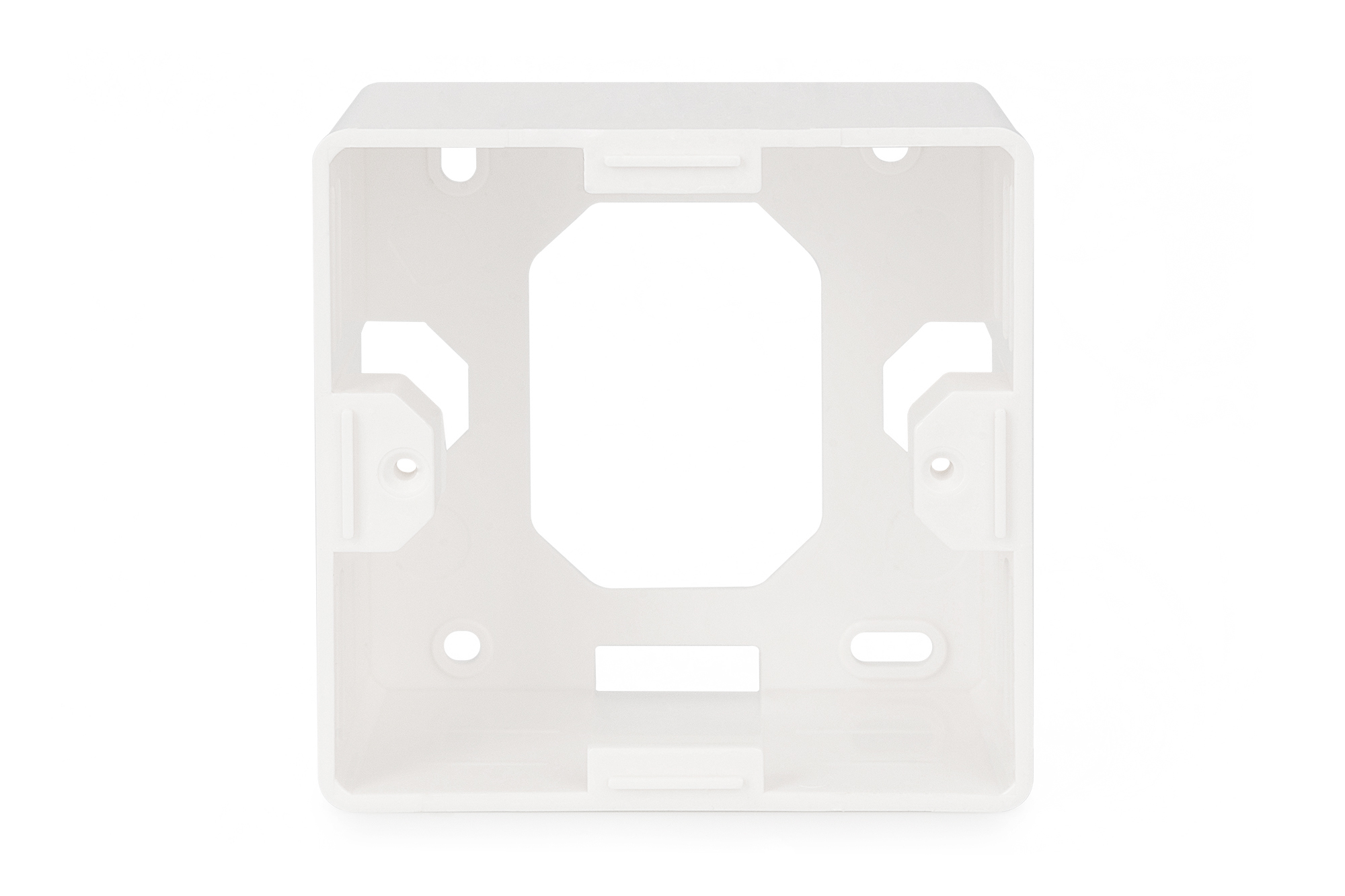 Opbouwframe voor Keystone lege behuizing 80x80mm, Duits type - Afbeelding 3