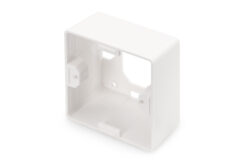 Opbouwframe voor Keystone lege behuizing 80x80mm, Duits type