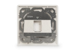 Alternative view of Lege behuizing voor Keystone module, frame 80x80 + centrale plaat 50x50 mm